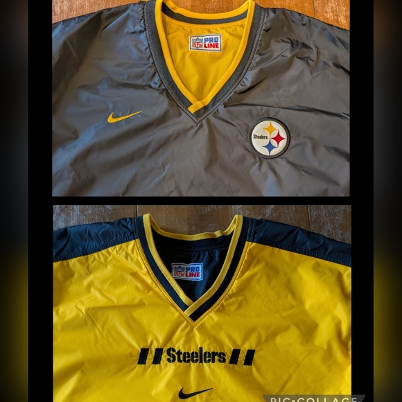 NIKE NFL Pro Line Other - Vintage Reversible NIKE Pittsburgh Steelers Pullover Jacket